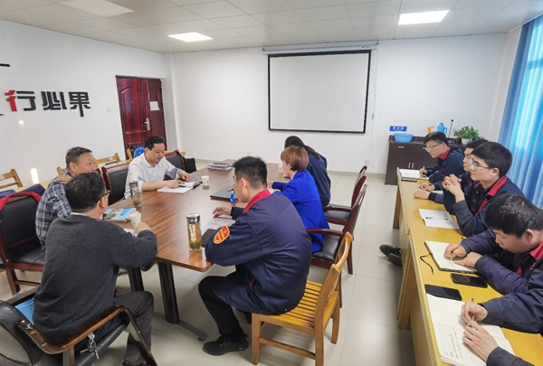 公司纪委书记到建材研究室调研 公司纪委书记到建材研究室调研